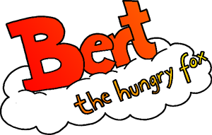 Bert the hungry Fox - LOGO